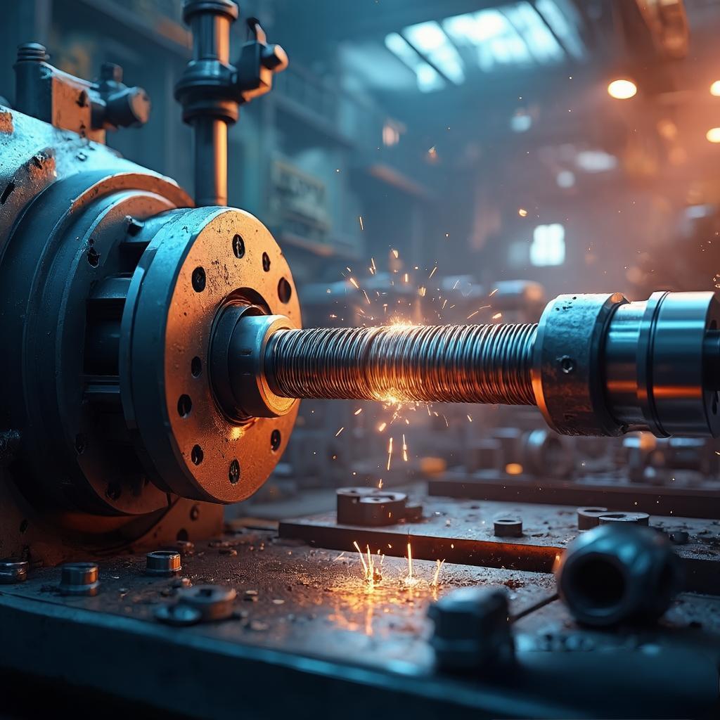 Pipe-Lathe-Threading-Machine