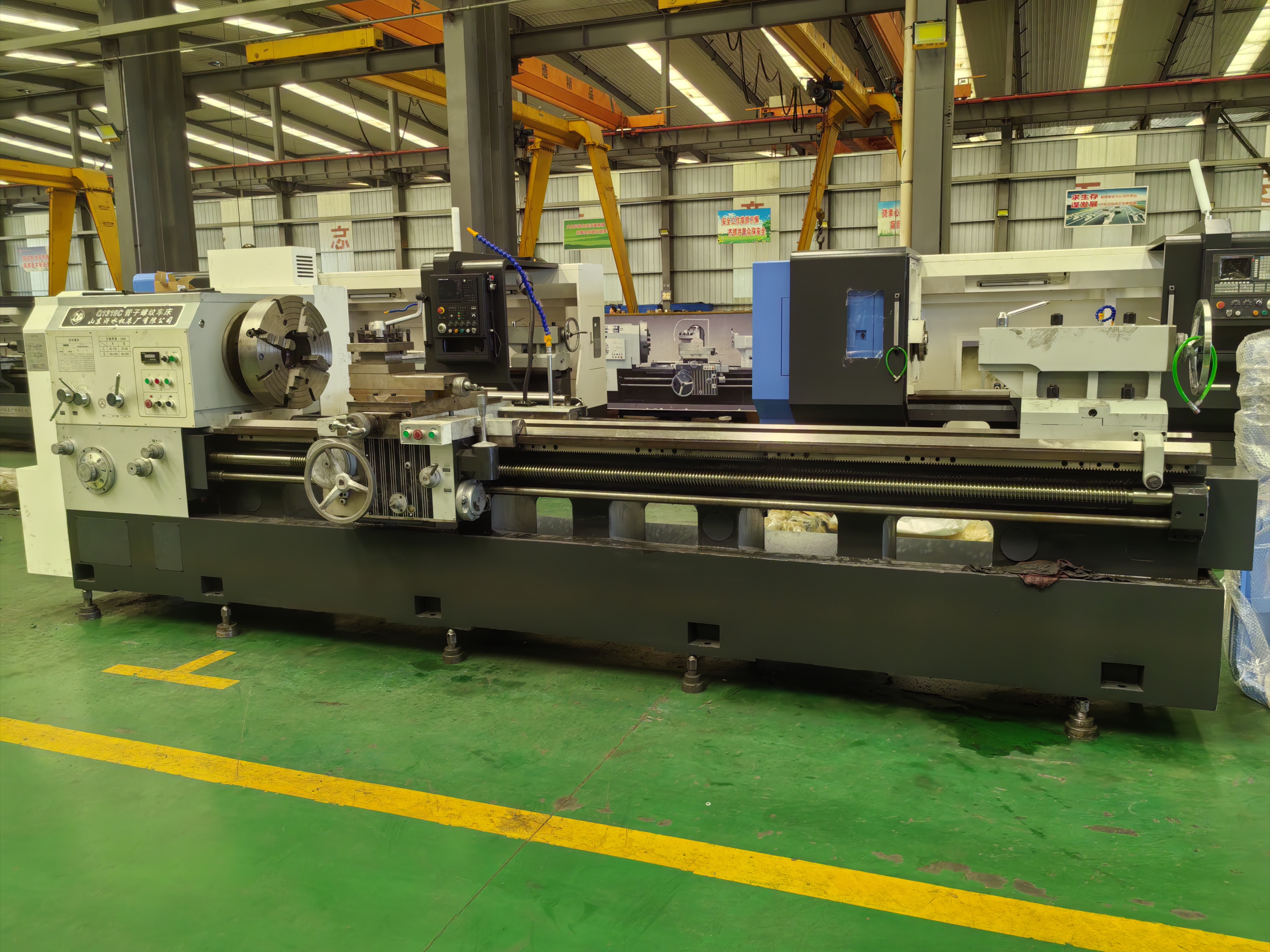 Conventional Pipe Threading Lathe Machine