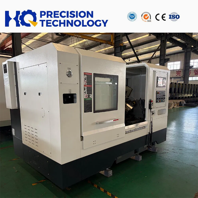 Industrial slant bed CNC turning lathe
