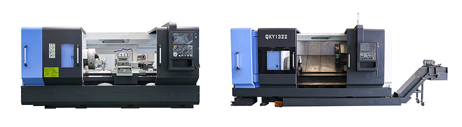 Horizontal bed lathe and slant bed lathe
