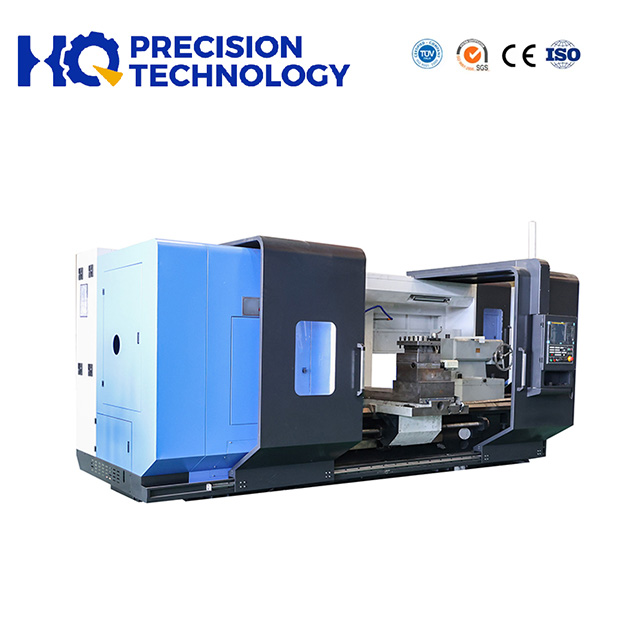 cnc heavy duty lathe side view 2