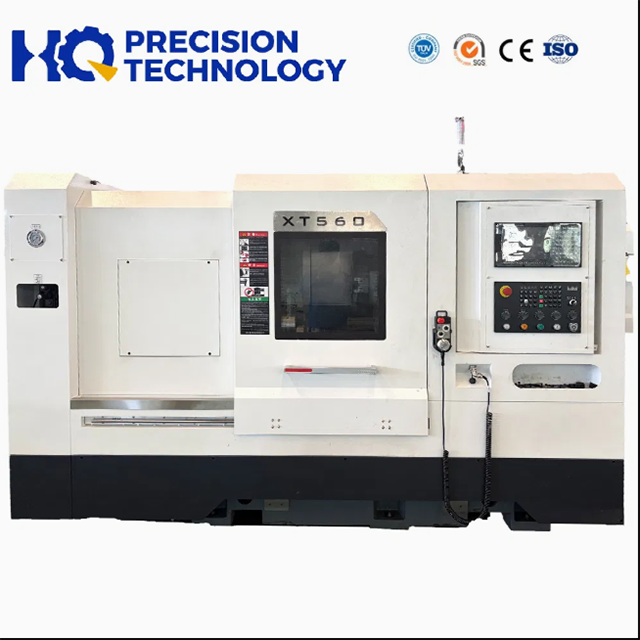 Slant Bed CNC Lathe, High Precision CNC Turning Machine for Metal Parts Machining