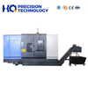 Slant bed CNC pipe threading lathe front view